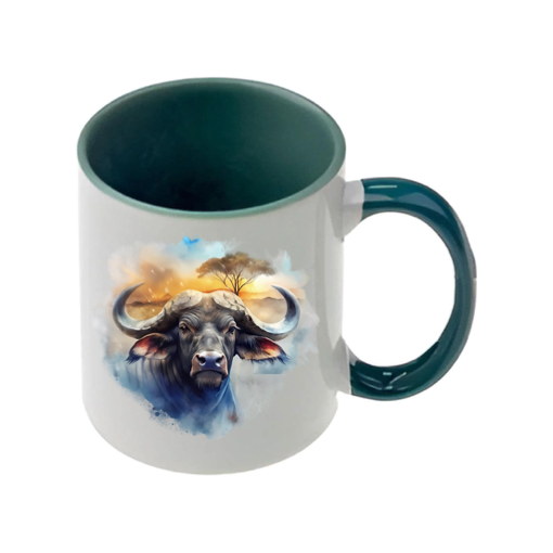 Mug - 11oz - African Safari Wild Animal - Buffalo 2