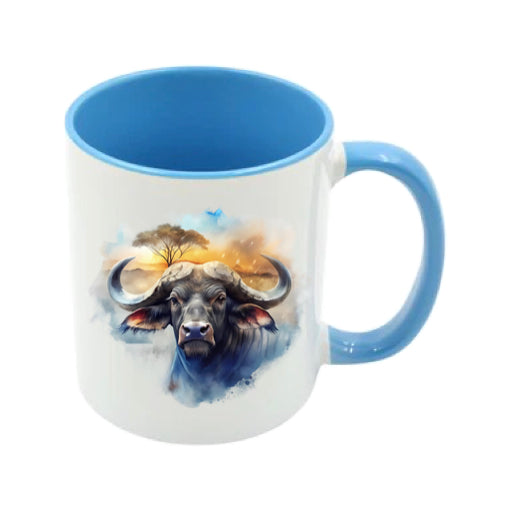Mug - 11oz - African Safari Wild Animal - Buffalo 2