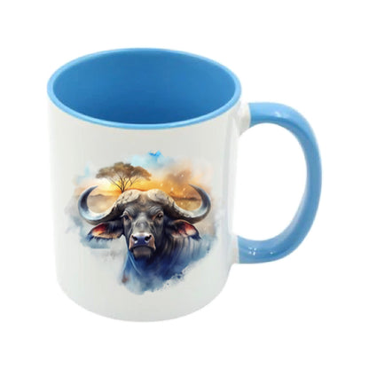 Mug - 11oz - African Safari Wild Animal - Buffalo 2