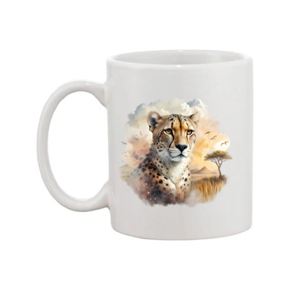 Mug - 11oz - African Safari Wild Animal - Cheetah 2
