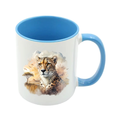 Mug - 11oz - African Safari Wild Animal - Cheetah 2
