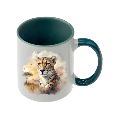 Mug - 11oz - African Safari Wild Animal - Cheetah 2