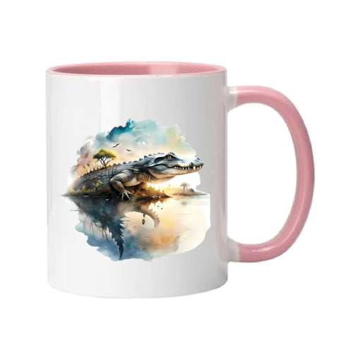 Mug - 11oz - African Safari Wild Animal - Crocodile