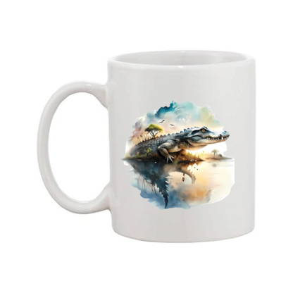 Mug - 11oz - African Safari Wild Animal - Crocodile