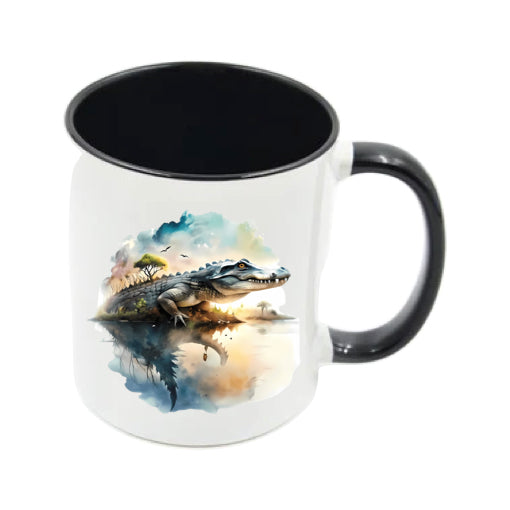 Mug - 11oz - African Safari Wild Animal - Crocodile