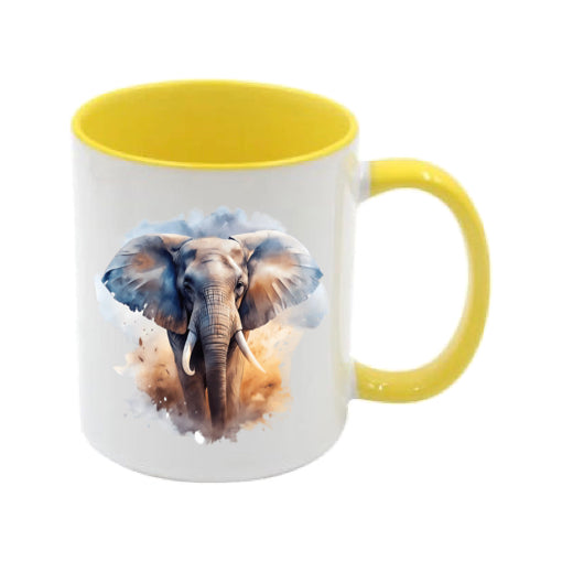 Mug - 11oz - African Safari Wild Animal - Elephant