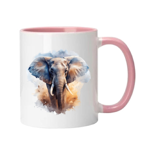 Mug - 11oz - African Safari Wild Animal - Elephant