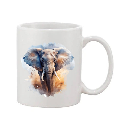 Mug - 11oz - African Safari Wild Animal - Elephant