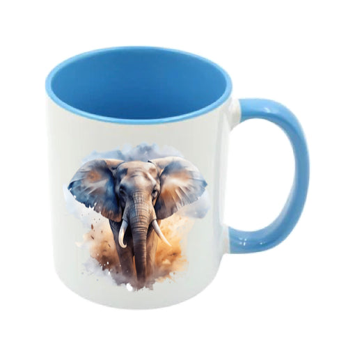 Mug - 11oz - African Safari Wild Animal - Elephant