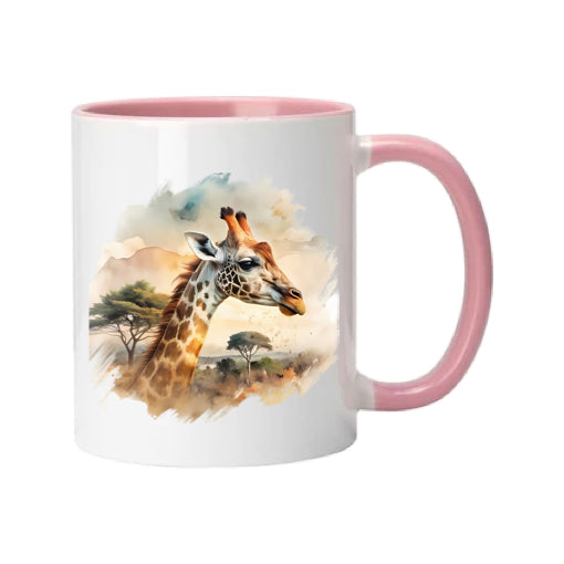 Mug - 11oz - African Safari Wild Animal - Giraffe