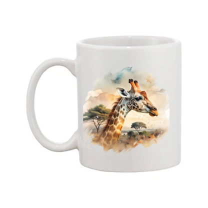 Mug - 11oz - African Safari Wild Animal - Giraffe
