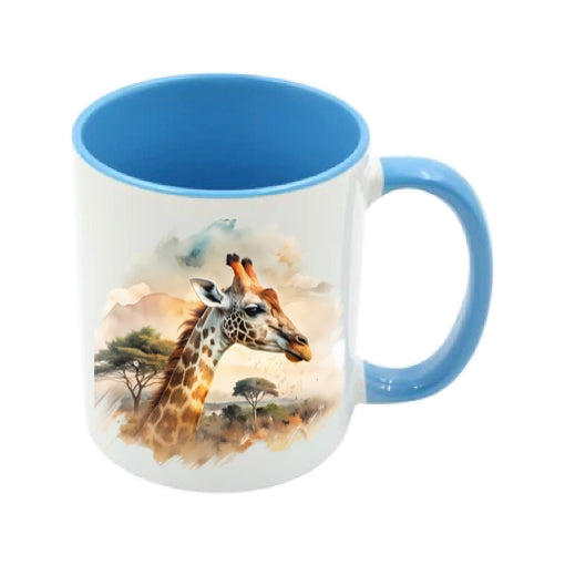 Mug - 11oz - African Safari Wild Animal - Giraffe