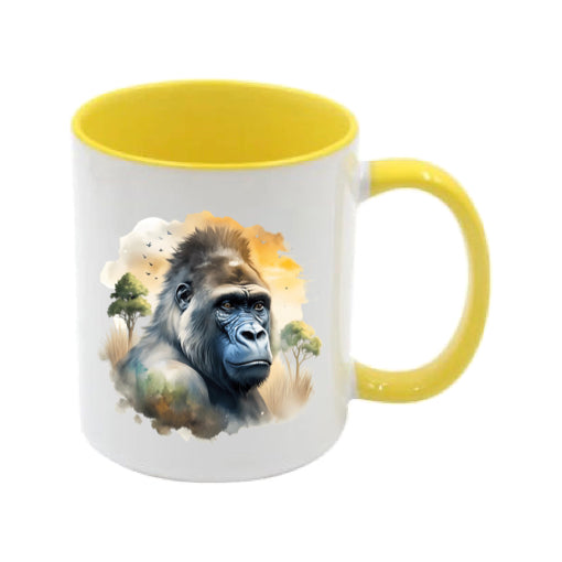 Mug - 11oz - African Safari Wild Animal - Gorilla