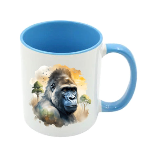 Mug - 11oz - African Safari Wild Animal - Gorilla