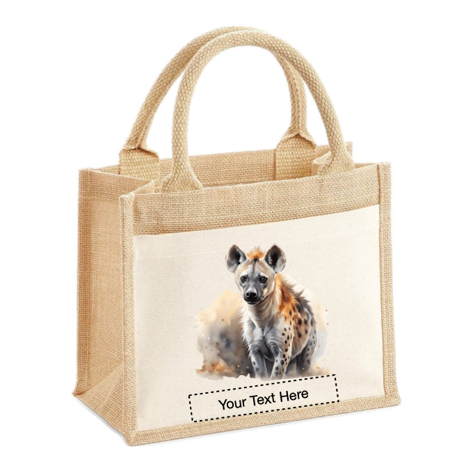Jute Tote Bags - African Safari Wild Animals