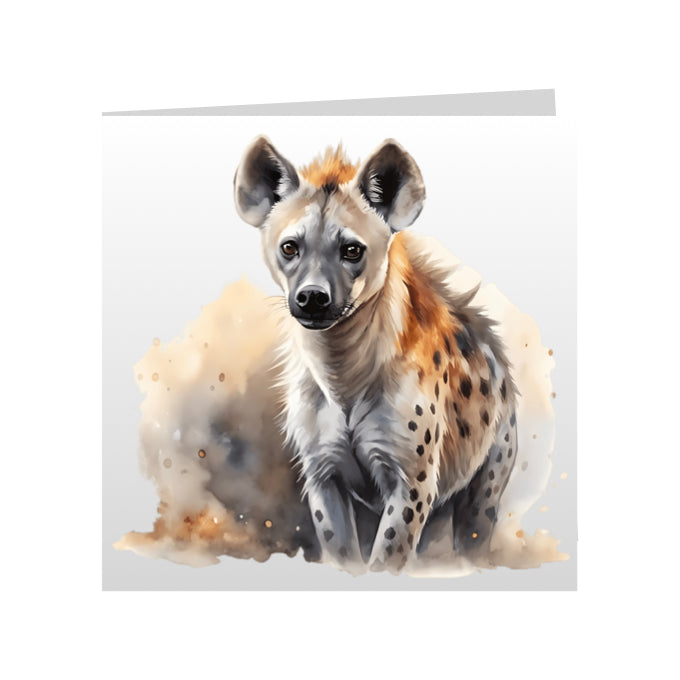 Square Greeting Cards - African Safari Wild Animals