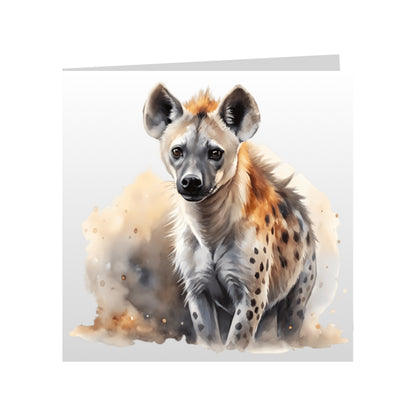 Square Greeting Cards - African Safari Wild Animals