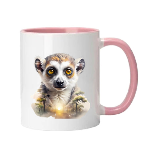 Mug - 11oz - African Safari Wild Animal - Lemur