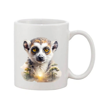 Mug - 11oz - African Safari Wild Animal - Lemur
