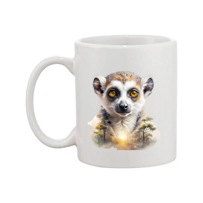 Mug - 11oz - African Safari Wild Animal - Lemur
