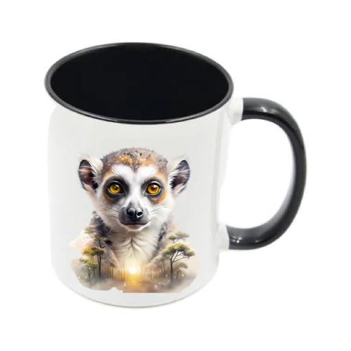 Mug - 11oz - African Safari Wild Animal - Lemur