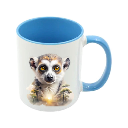 Mug - 11oz - African Safari Wild Animal - Lemur