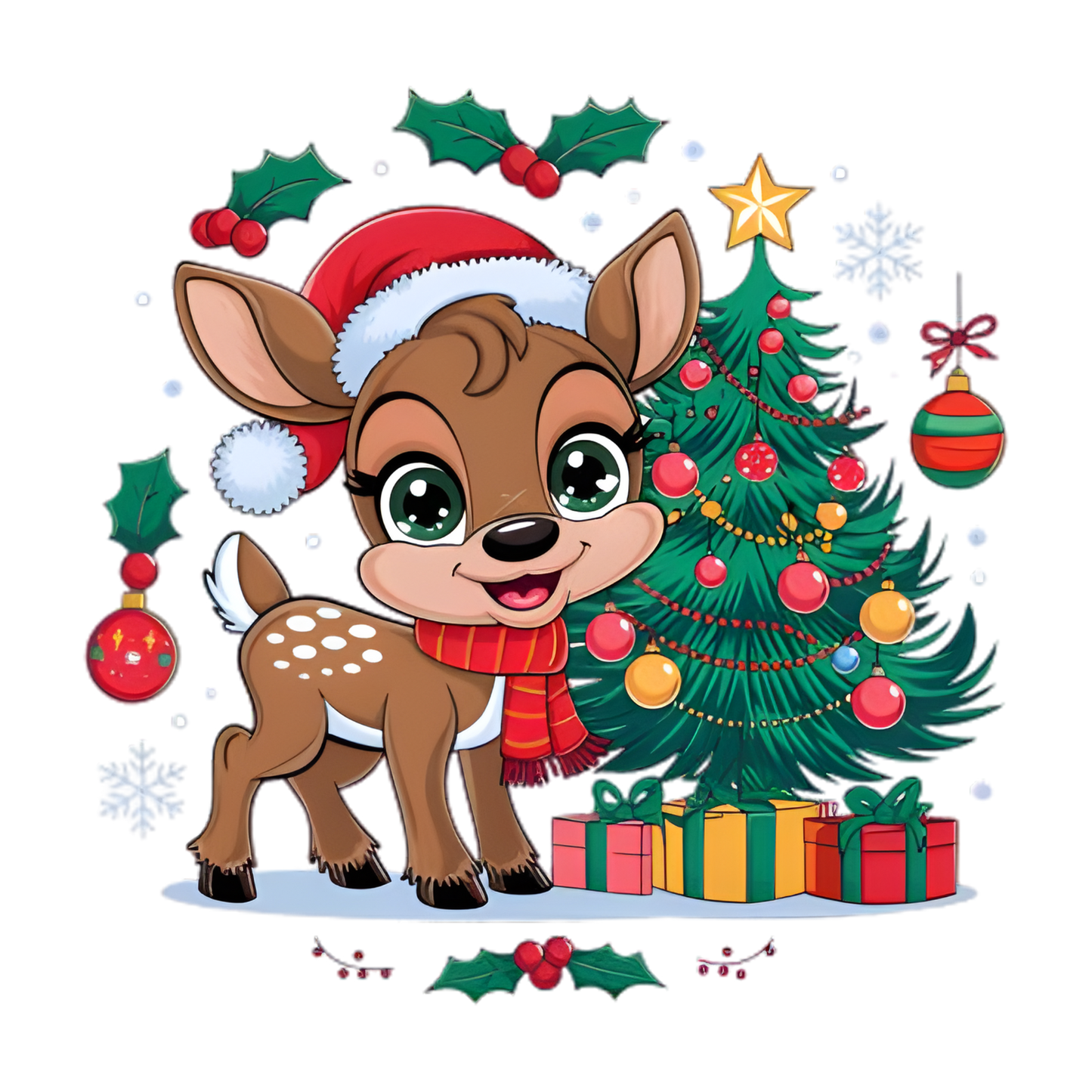 Kids - Christmas Santa & Reindeers - Images x27