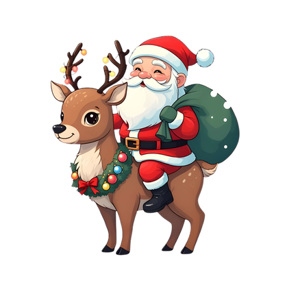 Kids - Christmas Santa & Reindeers - Images x27