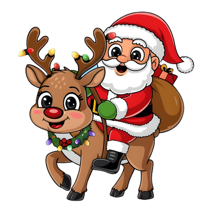 Kids - Christmas Santa & Reindeers - Images x27