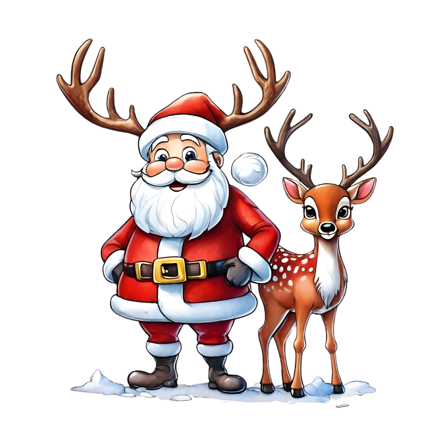 Kids - Christmas Santa & Reindeers - Images x27