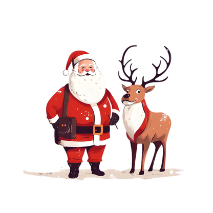 Kids - Christmas Santa & Reindeers - Images x27