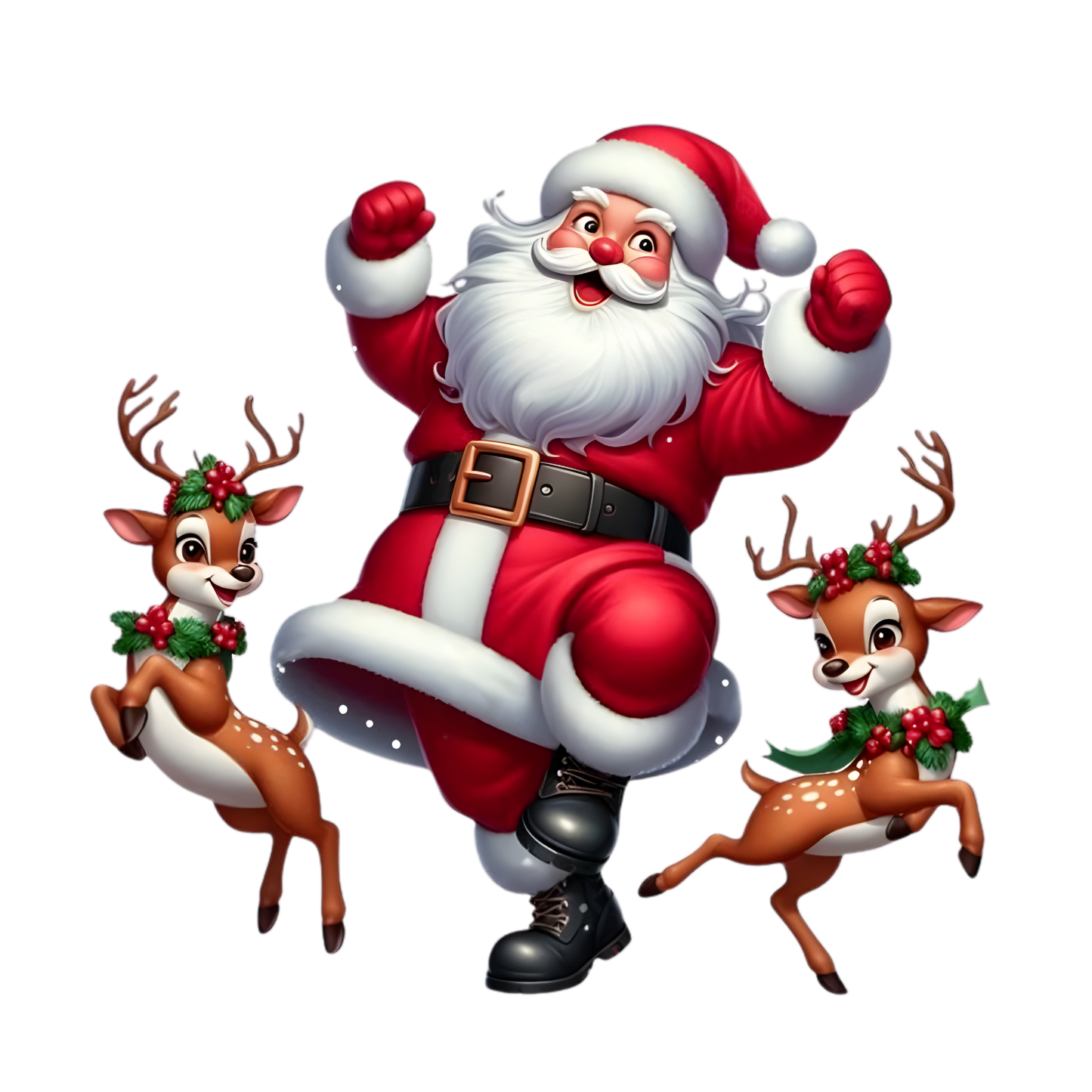 Kids - Christmas Santa & Reindeers - Images x27