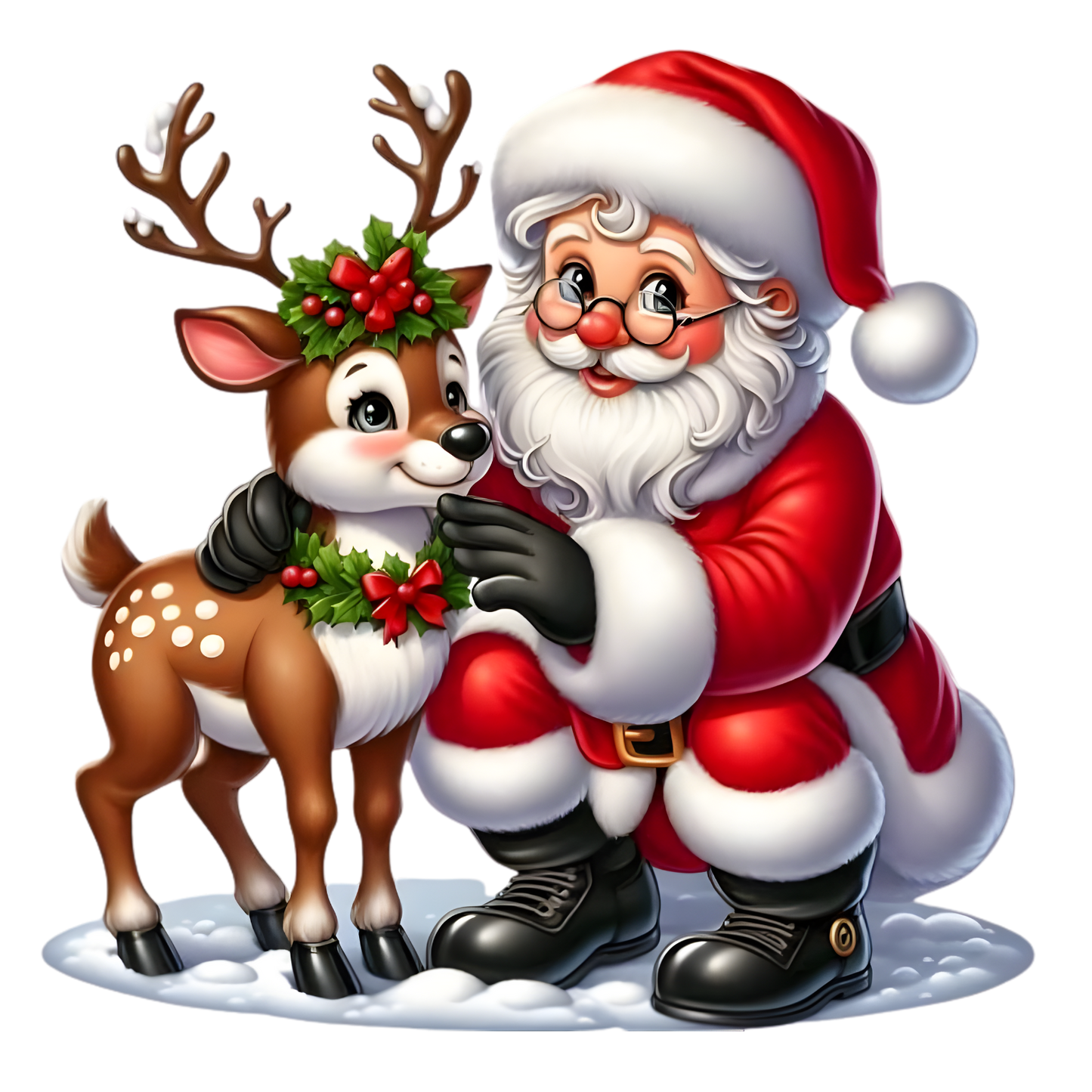 Kids - Christmas Santa & Reindeers - Images x27