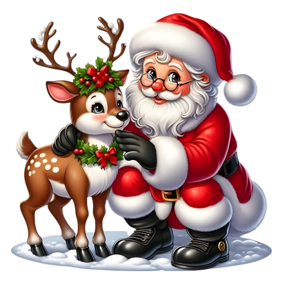 Kids - Christmas Santa & Reindeers - Images x27