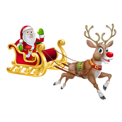 Kids - Christmas Santa & Reindeers - Images x27