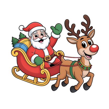 Kids - Christmas Santa & Reindeers - Images x27