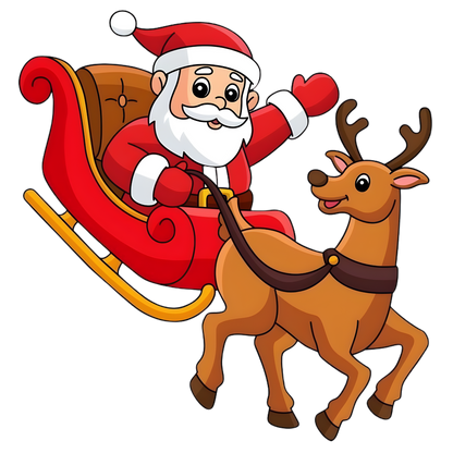 Kids - Christmas Santa & Reindeers - Images x27