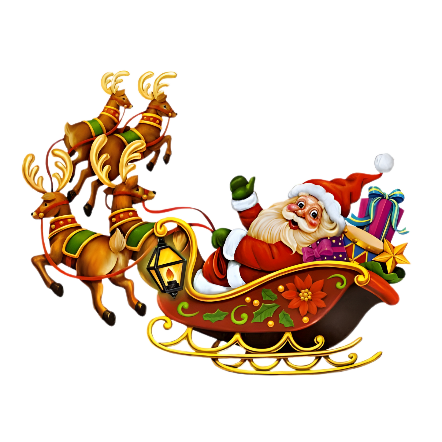 Kids - Christmas Santa & Reindeers - Images x27