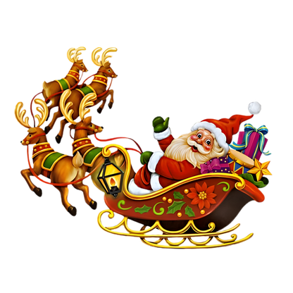 Kids - Christmas Santa & Reindeers - Images x27