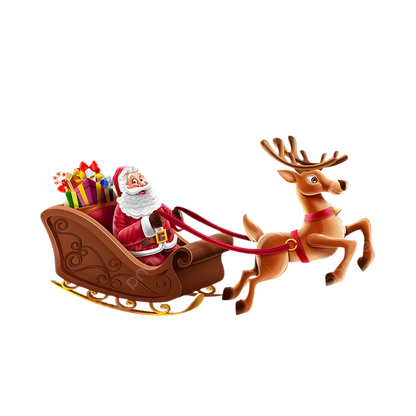 Kids - Christmas Santa & Reindeers - Images x27