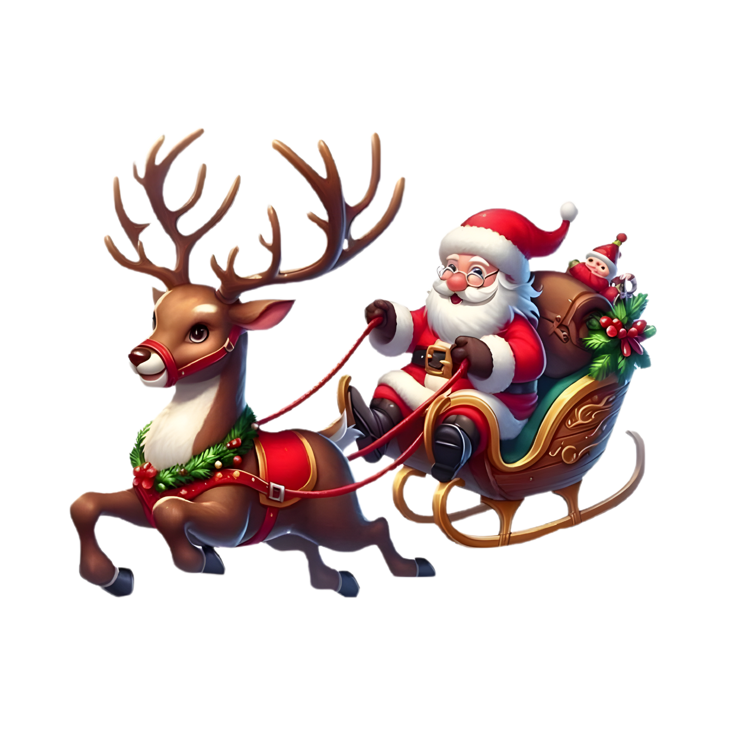 Kids - Christmas Santa & Reindeers - Images x27