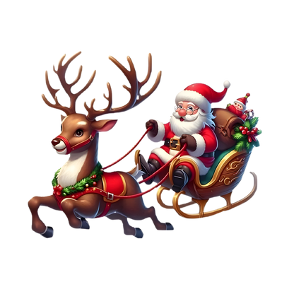 Kids - Christmas Santa & Reindeers - Images x27