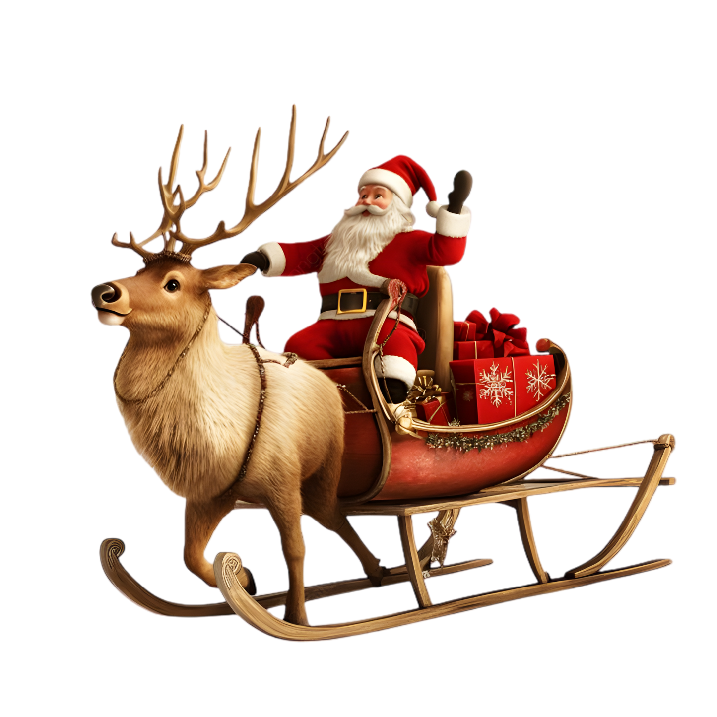 Kids - Christmas Santa & Reindeers - Images x27