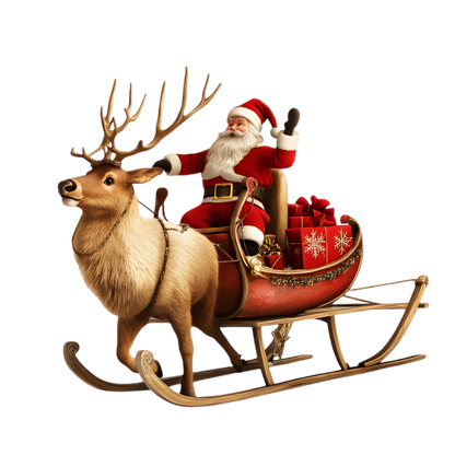 Kids - Christmas Santa & Reindeers - Images x27