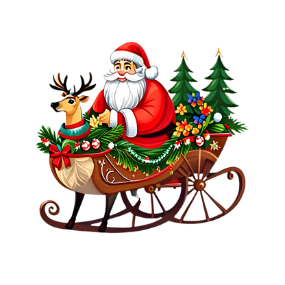 Kids - Christmas Santa & Reindeers - Images x27