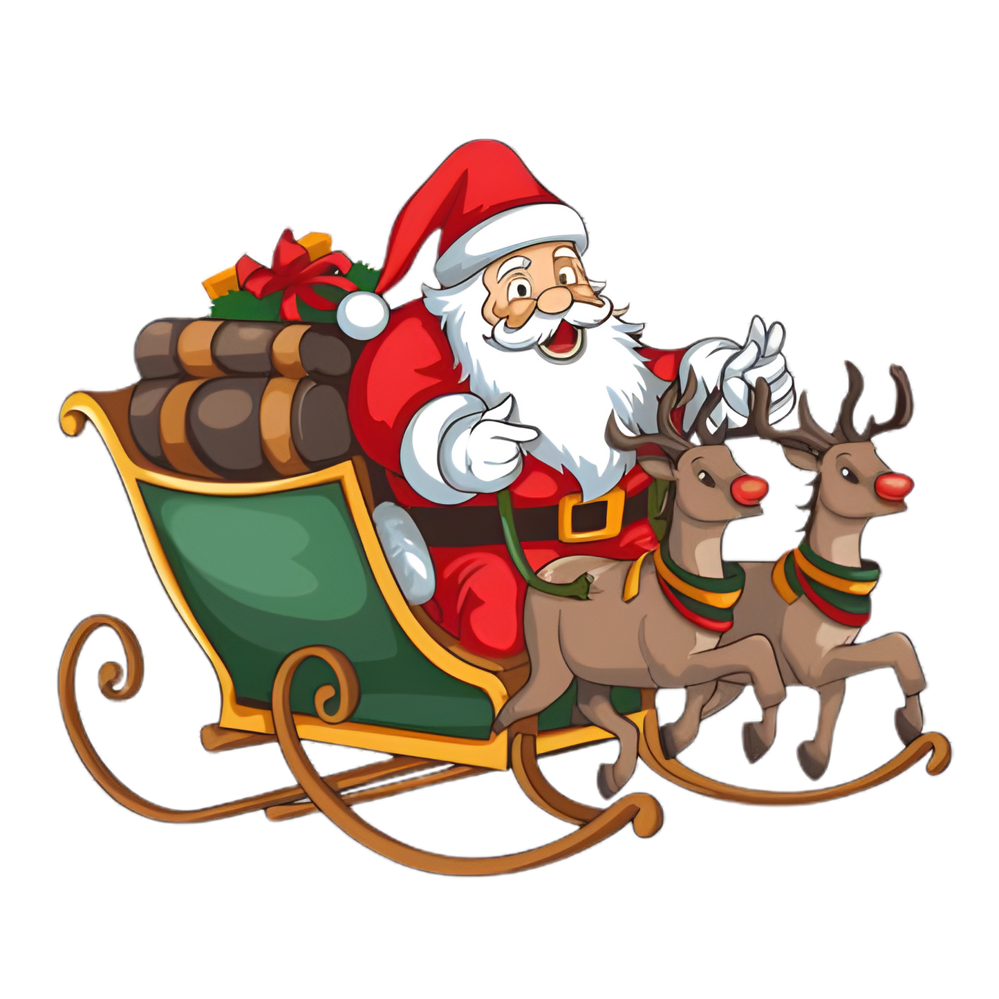 Kids - Christmas Santa & Reindeers - Images x27