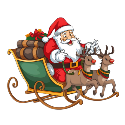 Kids - Christmas Santa & Reindeers - Images x27