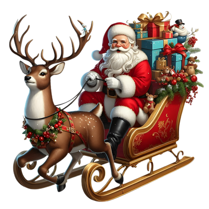 Kids - Christmas Santa & Reindeers - Images x27