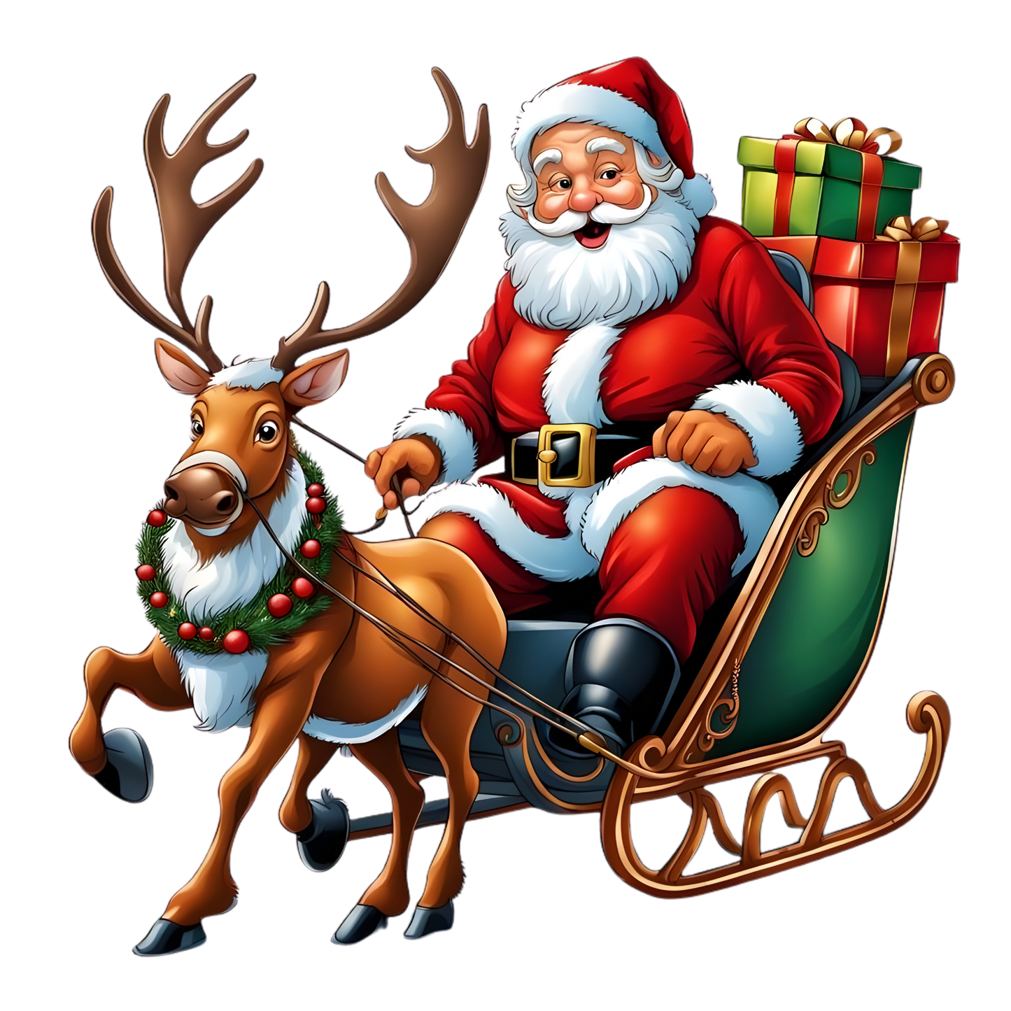 Kids - Christmas Santa & Reindeers - Images x27