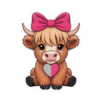 Kids - Christmas Cartoon Highland Cows - Images x7